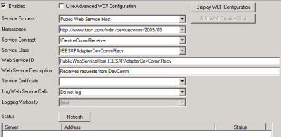 Web Service Table parameters